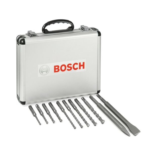 11 DELNA GARNITURA BOSCH SDS-PLUS V KOVČKU