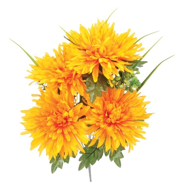 SVILENO CVETJE DAR KRIZANTEMA PAJKOVKA ŠOPEK X9 RUMEN