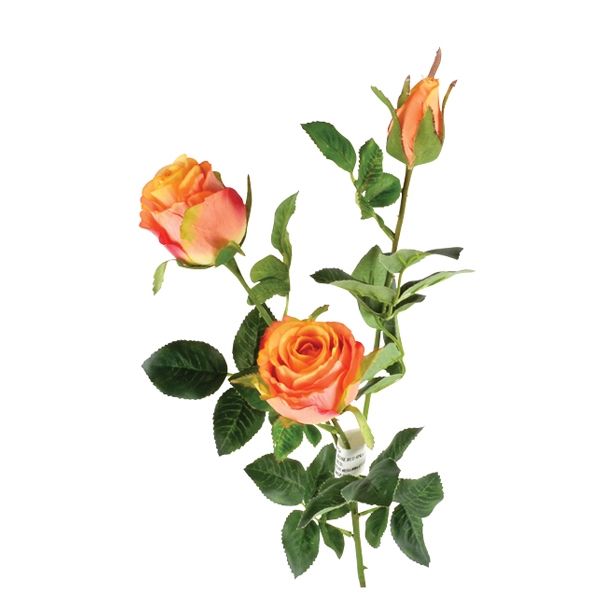 SVILENO CVETJE DAR VRTNICA VEJICA X 3 71 CM ORANŽNA