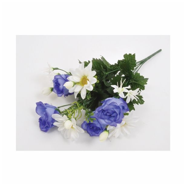 SVILENO CVETJE VRTNICA, MARJETICA ŠOPEK X 8 MODER BEL