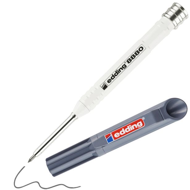 GRADBENI AVTOMATSKI SVINČNIK ZA GLOBOKE LUKNJE Z VGRAJENIM  ŠILČKOM EDDING E-8880