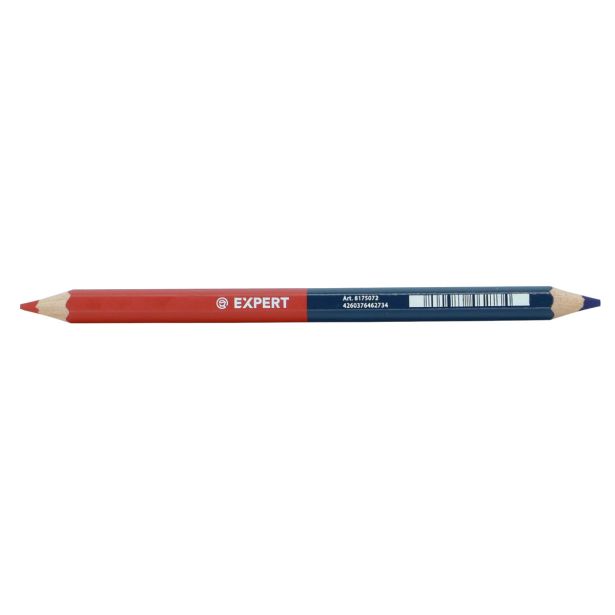 SVINČNIK EXPERT 180 MM RDEČ+MODER