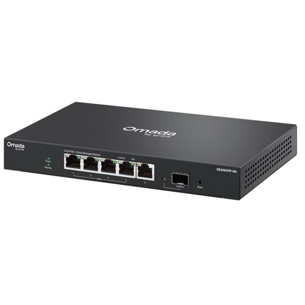 SWITCH TP-LINK LAN 5 PORT ES206XPP-M2 5X2.5GBPS 1X10GB SFP 4