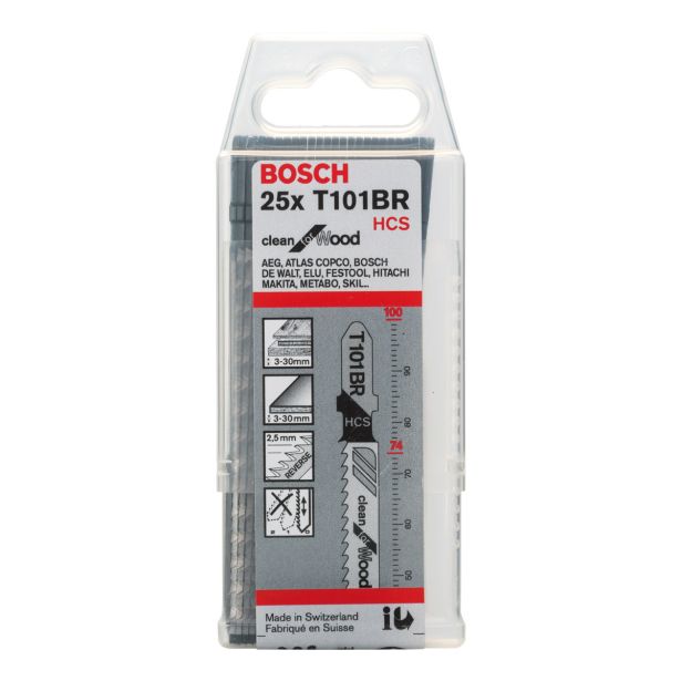 LIST VBODNE ŽAGE BOSCH T 101 BR 25-DELNI KOMPLET
