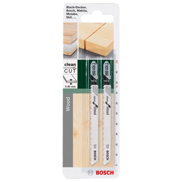 LIST VBODNE ŽAGE BOSCH T 101 BR HCS 2-DELNI KOMPLET