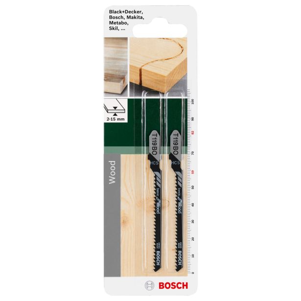 LIST VBODNE ŽAGE BOSCH T 119 BO HCS 2-DELNI KOMPLET