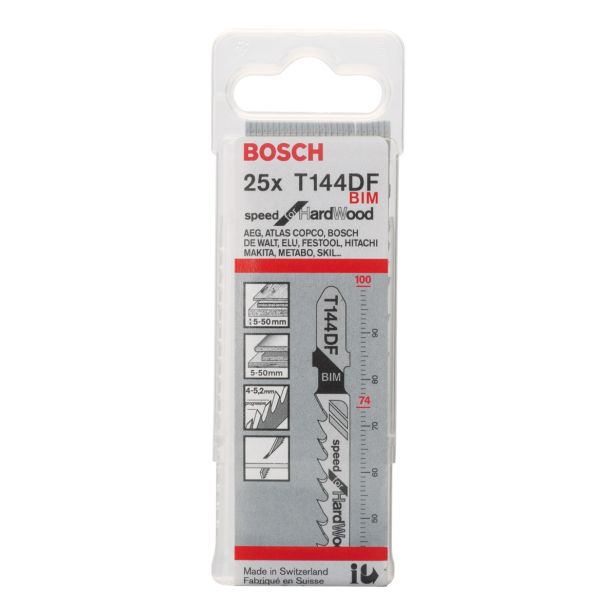 LIST VBODNE ŽAGE BOSCH T 144 DF 25-DELNI KOMPLET