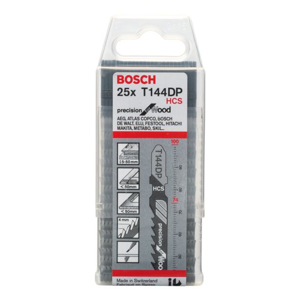 LIST VBODNE ŽAGE BOSCH T 144 DP 25-DELNI KOMPLET