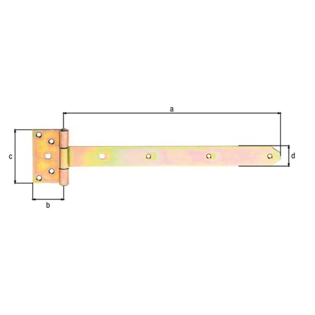 DOLGA SPONA ALBERTS T SPONA 390X40 MM