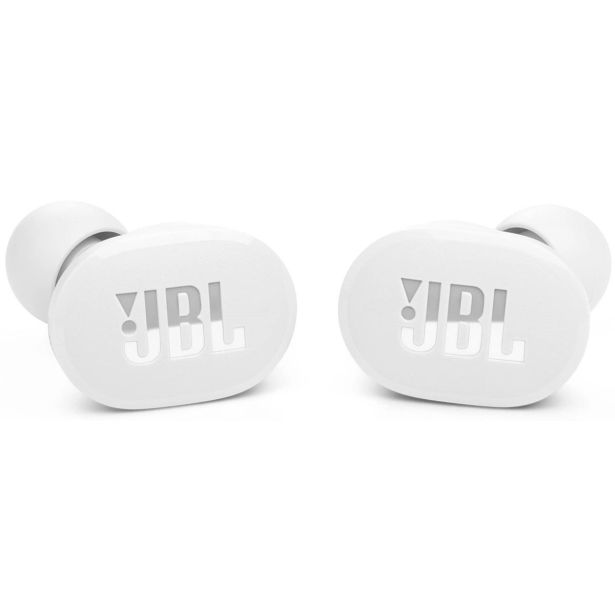 SLUŠALKE JBL T130NC TWS BELE