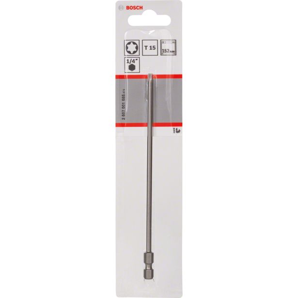 VIJAČNI NASTAVEK BOSCH EXTRA-HARD T15, 152 MM