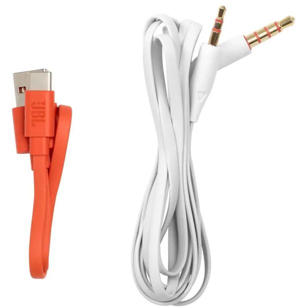 SLUŠALKE JBL T660NC BELE