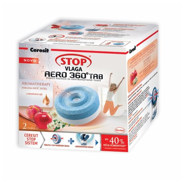 TABLETA HENKEL CERESIT STOP AERO 360° TAB REFILL 2X450G FRUIT