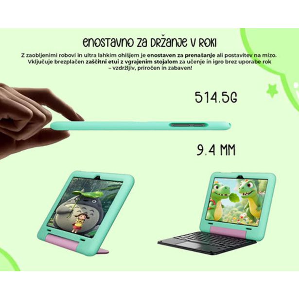 TABLIČNI RAČUNALNIK BLACKVIEW TAB 20 KIDS 10.1" GEMINI AI 2.0, 4GB+64GB