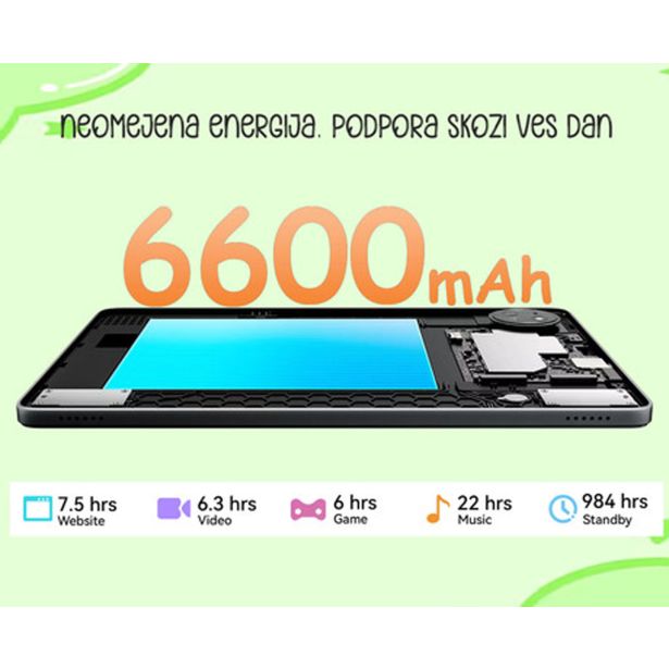 TABLIČNI RAČUNALNIK BLACKVIEW TAB 20 KIDS 10.1" GEMINI AI 2.0, 4GB+64GB