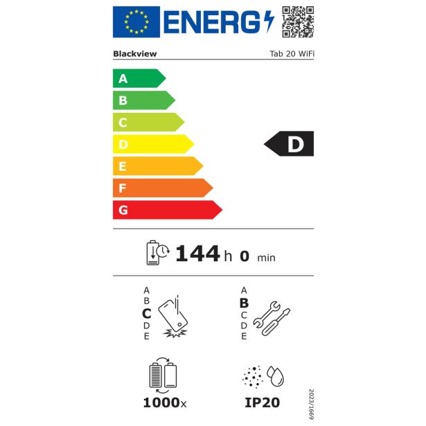 TABLIČNI RAČUNALNIK BLACKVIEW TAB20-WIFI-4+64-GREEN