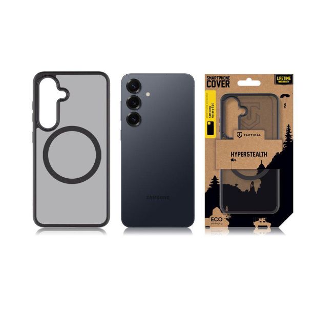 TACTICAL ASPHALT MAGFORCE SILIKONSKI OVITEK ZA SAMSUNG GALAXY S25 5G - PROZORNO ČRN