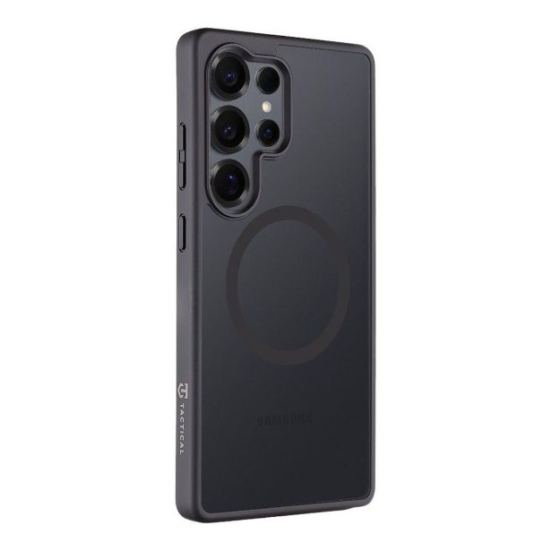 TACTICAL ASPHALT MAGFORCE SILIKONSKI OVITEK ZA SAMSUNG GALAXY S25 ULTRA 5G - PROZORNO ČRN