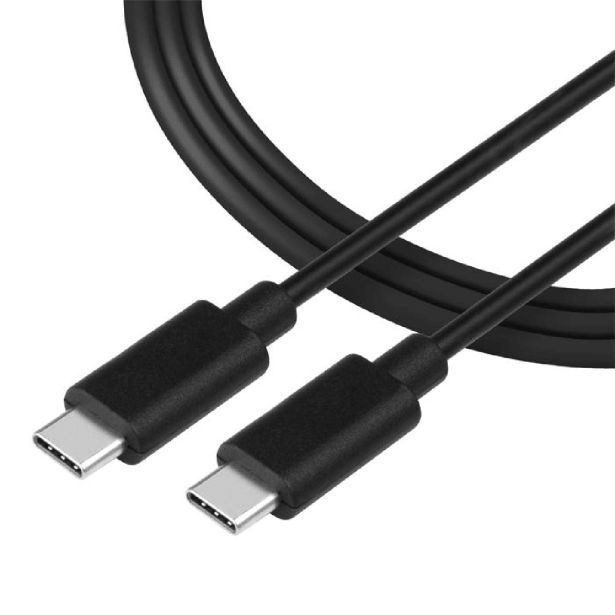 TACTICAL PODATKOVNI KABEL TYPE C NA TYPE C DOŽINA 0,3 M QUICK CHARGE - ČRN