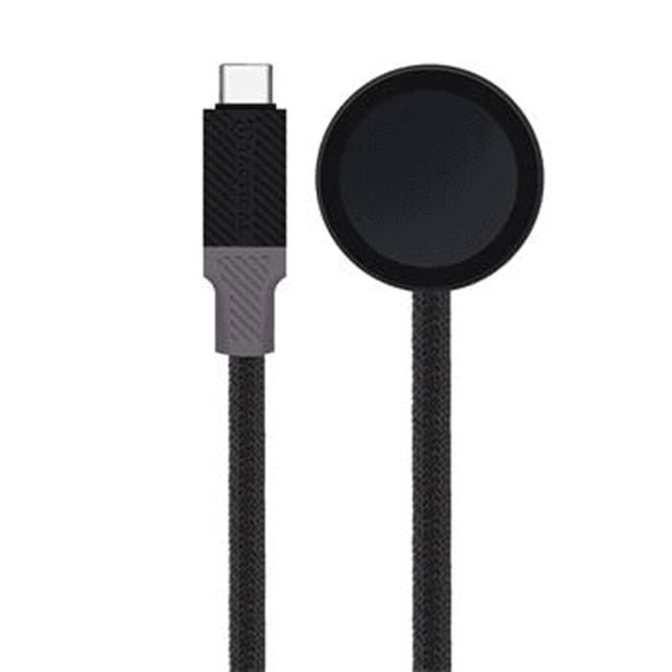 TACTICAL POLNILEC ZA PAMETNO URO APPLE WATCH - ČRN