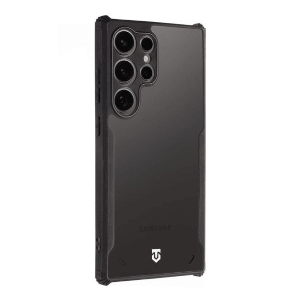 TACTICAL QUANTUM SILIKONSKI OVITEK ZA SAMSUNG GALAXY S24 ULTRA 5G - PROZORNO ČRN