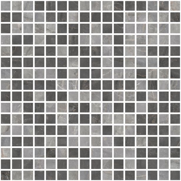 TALNA PLOŠČICA HERBERIA MARMI PREGIATI MOSAIC MIX SOVERAIA GREY 30X30 6/1