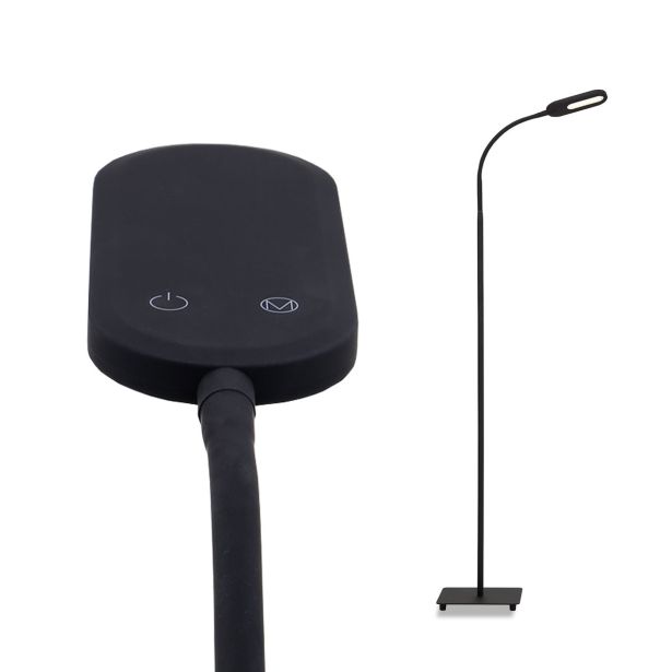 TALNA SVETILKA CCT LED 8W, ČRNA