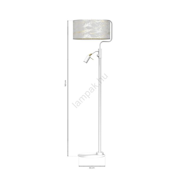 TALNA SVETILKA MILAGRO SENSO BELA 1XE27 MLP7311 + 1X MINI GU10