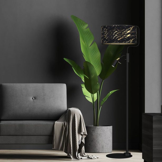 TALNA SVETILKA MILAGRO SENSO ČRNA 1XE27 MLP7300 '+ 1X MINI GU10