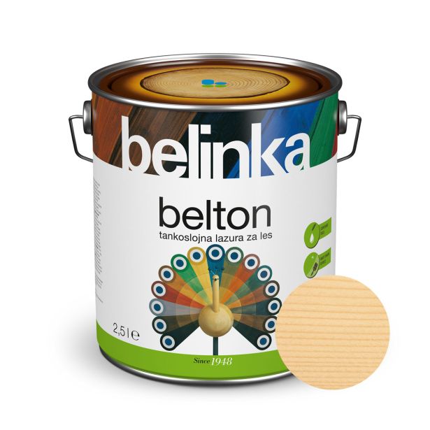 TANKOSLOJNI PREMAZ BELINKA BELTON ŠT.1 BREZBARVNI 2.5 L