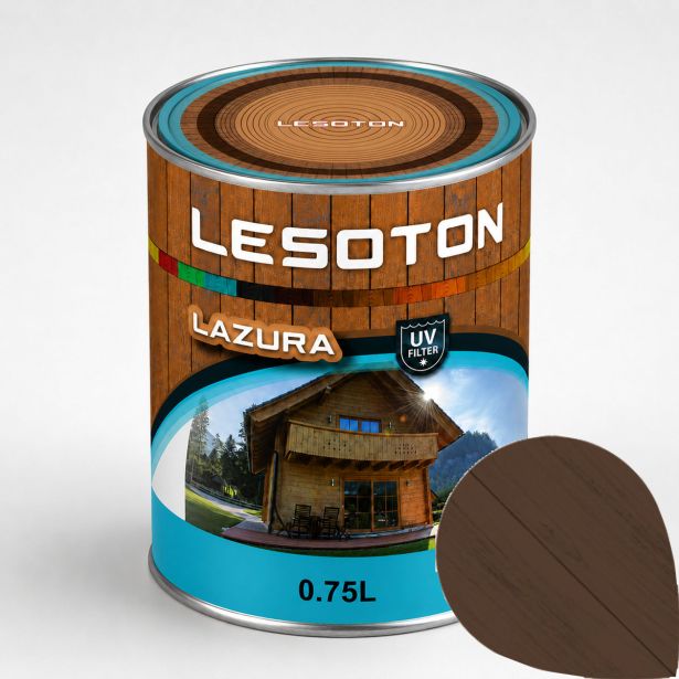 TANKOSLOJNI PREMAZ LESOTON 0.75 L LAZURA 04 OREH OREH