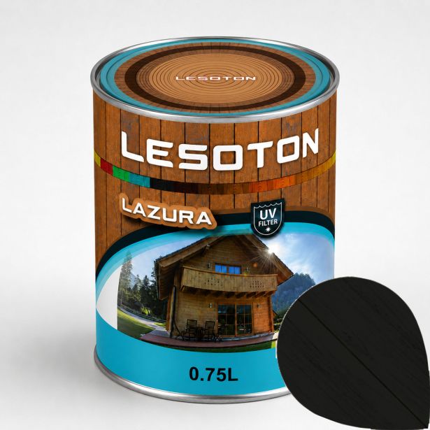 TANKOSLOJNI PREMAZ LESOTON 0.75 L LAZURA 05 EBENOVINA