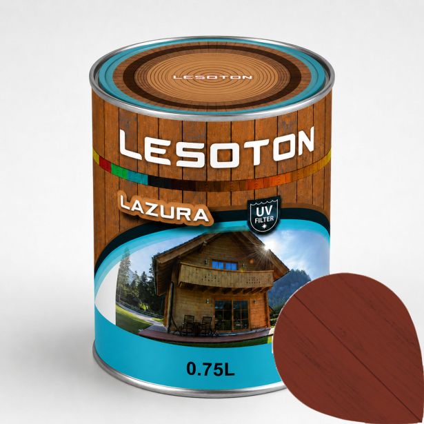 TANKOSLOJNI PREMAZ LESOTON 0.75 L LAZURA 07 MAHAGONIJ