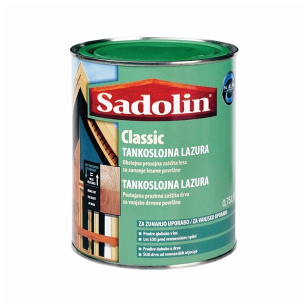 TANKOSLOJNI PREMAZ SADOLIN CLASSIC 57 SVETLI HRAST 5 L