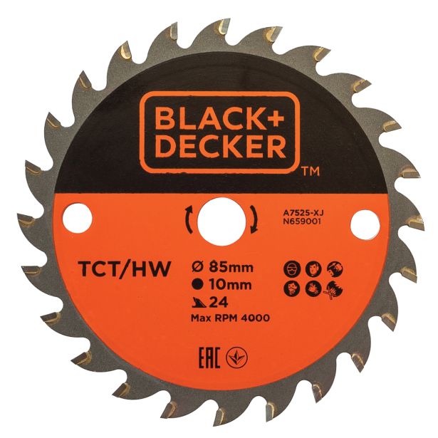 LIST ŽAGE ZA LES WIDIA BLACK & DECKER TCT 85X10 24 ZOB