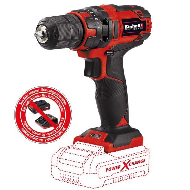 AKUMULATORSKI VRTALNIK EINHELL TC-CD 18/35 LI SOLO POWER X-CHANGE