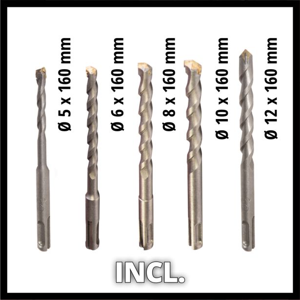 VRTALNO KLADIVO AKUMUL. EINHELL TE-HD 18 LI KIT POWER X-CHANGE