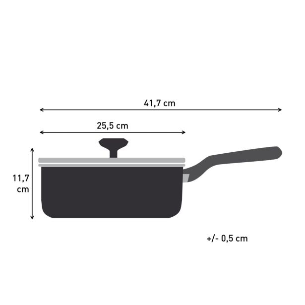 TEFAL EXCELLENCE+ KOZICA 24 CM + POKROV, G3303202