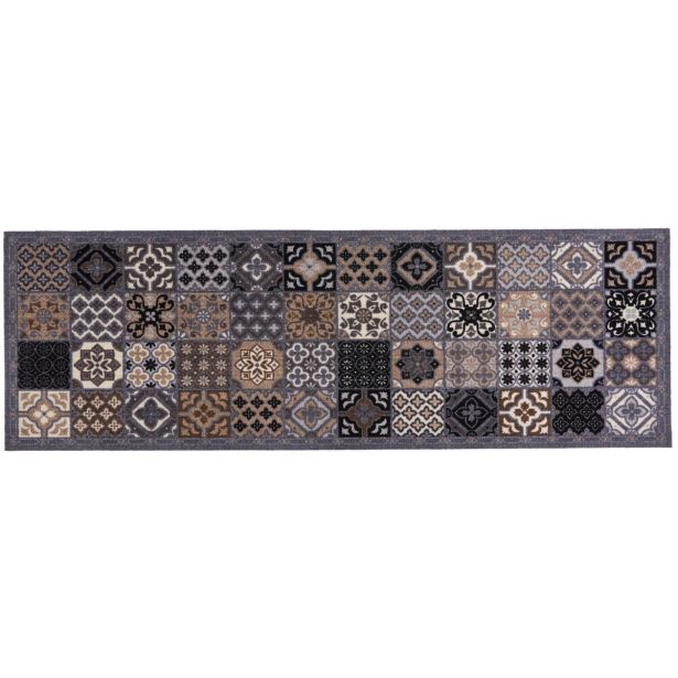 TEKAČ COOK&WASH SIVE PLOŠČICE 50X150 CM KUHINJSKI