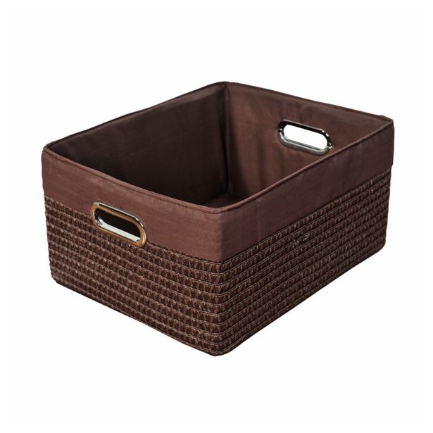 TEKSTIL KESPER KOŠARA 35X27X19 CM POLIESTER KOVINSKI ROČAJ