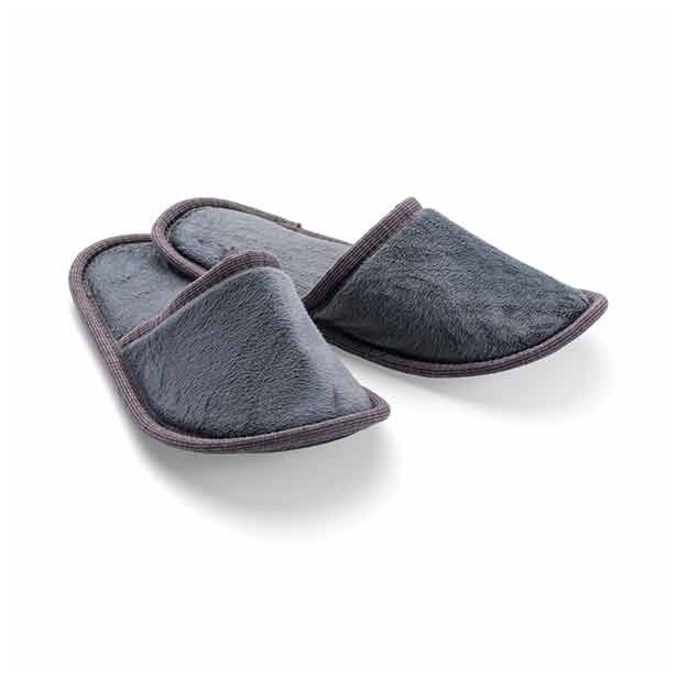 TEKSTIL VITAPUR FAMILY HIŠNI COPATI SOFT TOUCH SIVI 40-41