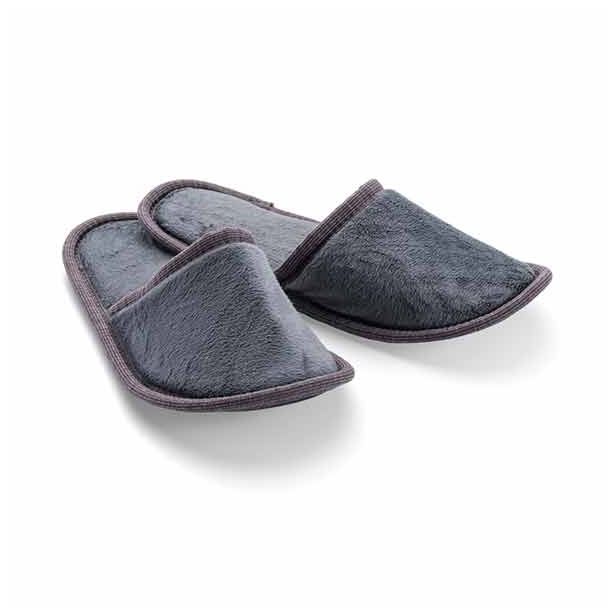 TEKSTIL VITAPUR FAMILY HIŠNI COPATI SOFT TOUCH SIVI 42-43