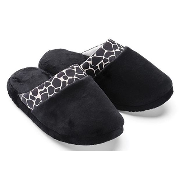 TEKSTIL VITAPUR FAMILY HIŠNI COPATI SOFT TOUCH Ž 38-39 ČRNI