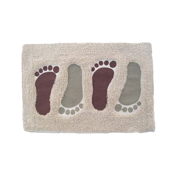 TEKSTILNA KOPAL.PREPROGA MSV PIEDS 40X60 CM RJAVA