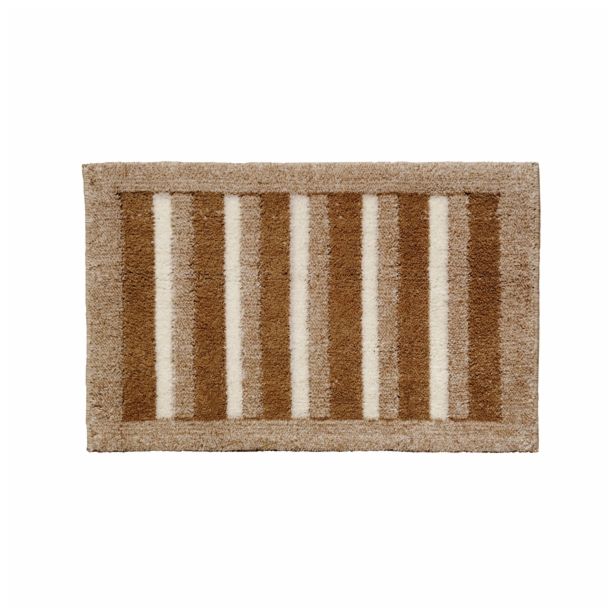 KOPALNIŠKA PREPROGA SANIPLAST STRIPE RJAVA 55 X 90 CM