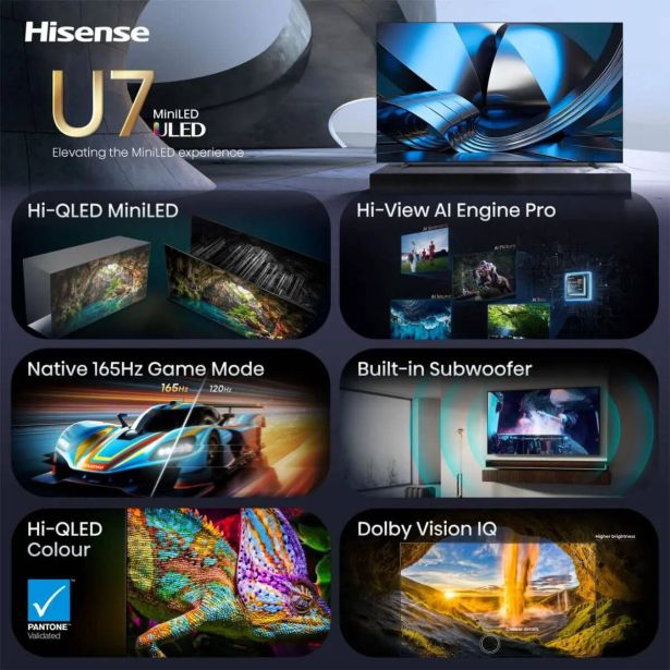 TELEVIZOR HISENSE 100U7S PRO MINILED