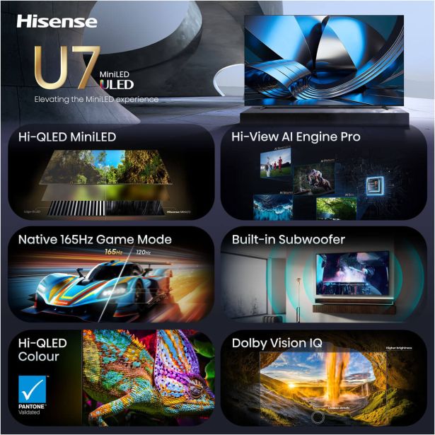 TELEVIZOR HISENSE 100U7SE MINILED