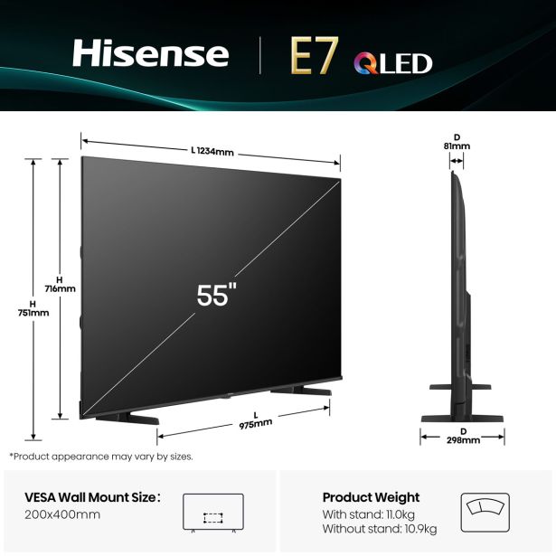 TELEVIZOR HISENSE 55E7Q