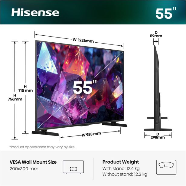 TELEVIZOR HISENSE 55E7S PRO QLED