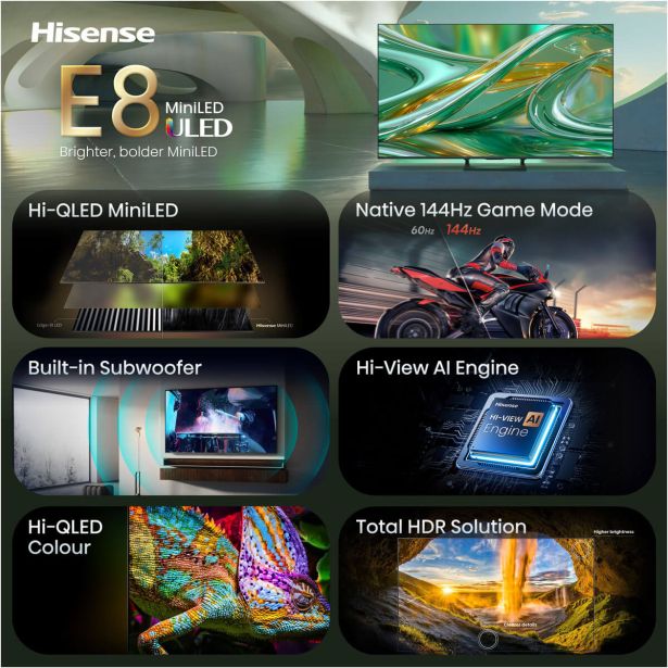 TELEVIZOR HISENSE 55E8S MINILED